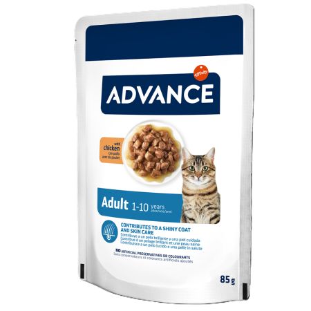 Hrana umeda cu pui pentru pisici adulte, 85 g, Advance Veterinary Diets 658570