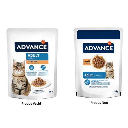 Hrana umeda cu pui pentru pisici adulte, 85 g, Advance Veterinary Diets 658764