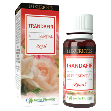 Ulei esential trandafir de Damasc Luxurious, 10 ml, Justin Pharma