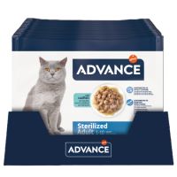 Hrana umeda cu cod pentru pisici adulte sterilizate, 4x85 g, Advance Veterinary Diets