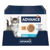Hrana umeda cu pui pentru pisicute Kitten, 4x85 g, Advance Veterinary Diets