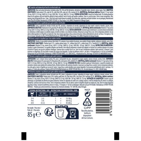 Hrana umeda cu curcan pentru pisici adulte sterilizate, 85 g, Advance Veterinary Diets 658605