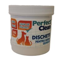 Dischete pentru igiena ochilor Perfect Clean, 100 bucati, Green Point