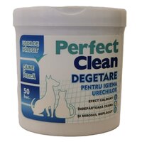Degetare pentru igiena urechii Perfect Clean, 50 bucati, Green Point