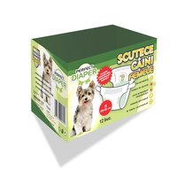 Scutece pentru caini Femele Perfect Diaper, marimea S, 12 bucati, Green Point