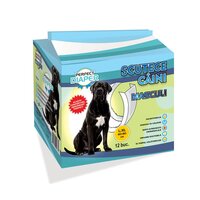 Scutece pentru caini Masculi Perfect Diaper, marimea L-XL, 12 bucati, Green Point