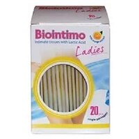 Servetele intime ambalate individual Ladies, 20 bucati, Biointimo