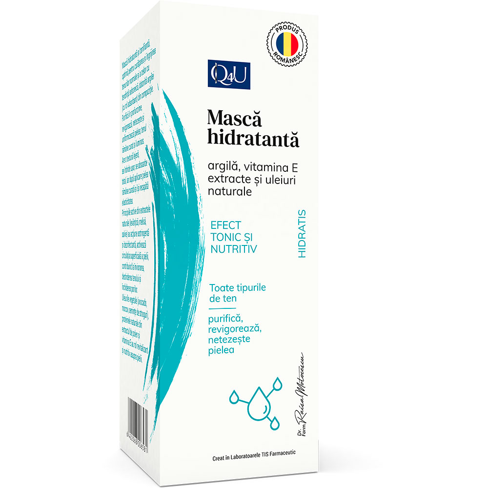 Masca hidratanta si tonifianta Hidratis Q4U, Tis Farmaceutic, Tis Farmaceutic