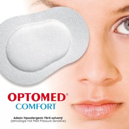 Pansament ocular Optomed Comfort Master-Aid, 100 x 72 mm, 10 bucati, Pietrasanta Pharma 669201