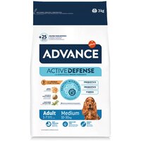 Hrana uscata cu pui si orez pentru caini Medium Adult Active Defense, 3 kg, Advance Veterinary Diets