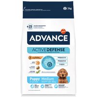 Hrana uscata cu pui si orez pentru caini Medium Puppy Protect Active Defense, 3 kg, Advance Veterinary Diets