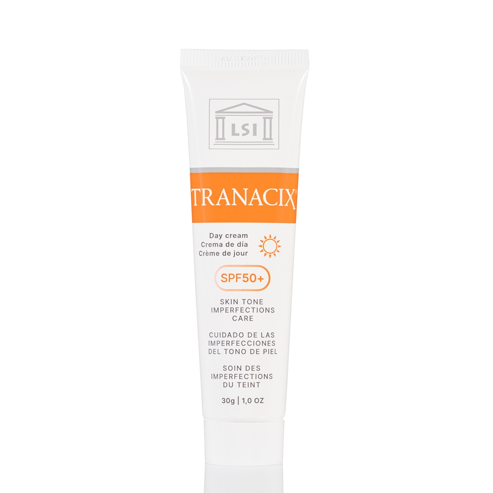Crema anti-pete pigmentare cu SPF 50+ Tranacix, 30 g, Life Science Investments