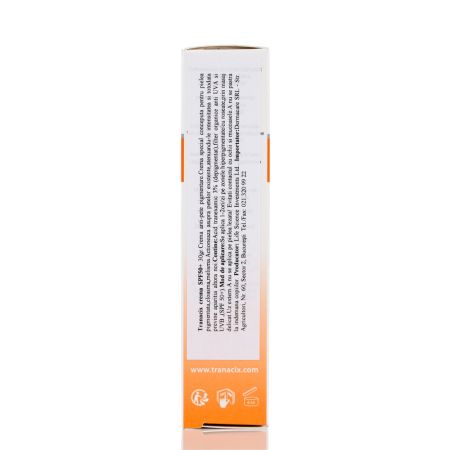 Crema anti-pete pigmentare cu SPF 50+ Tranacix, 30 g, Life Science Investments 711535