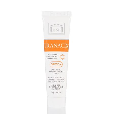 Crema anti-pete pigmentare cu SPF 50+ Tranacix, 30 g, Life Science Investments