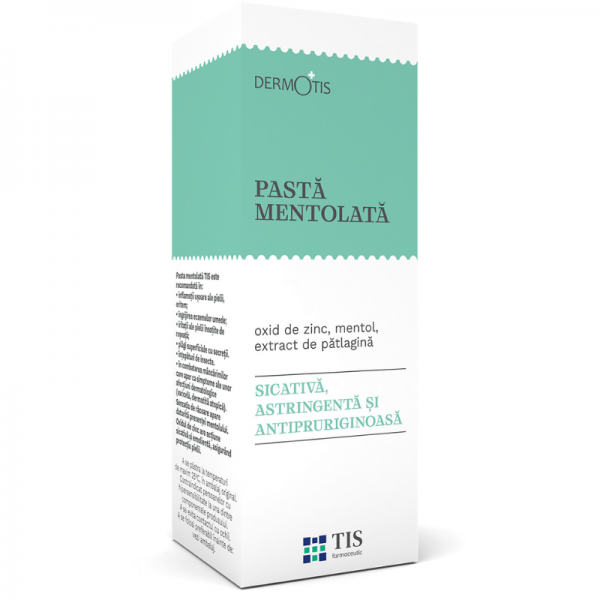 Pasta mentolata Dermotis, 50 ml, Tis Farmaceutic