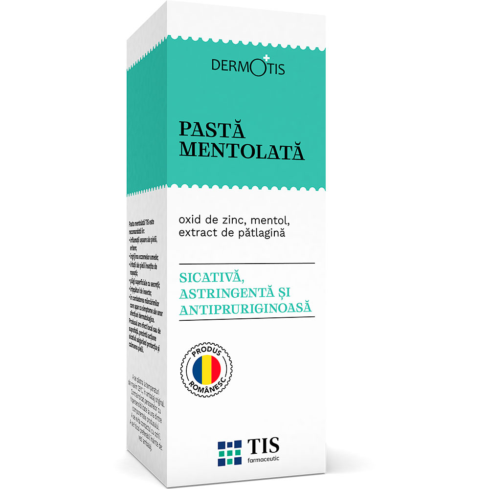 Pasta mentolata Dermotis, 50 ml, Tis Farmaceutic