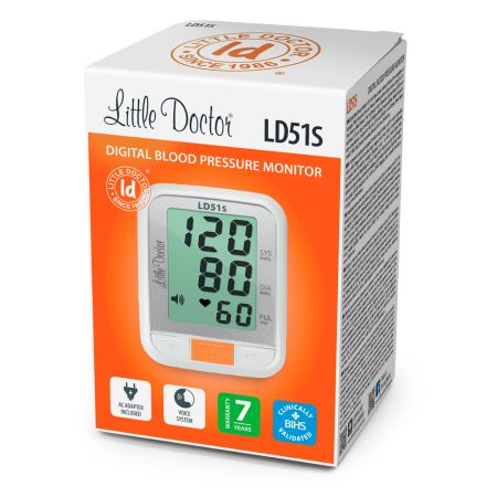 Tensiometru electric de brat cu anuntare vocala LD51S, Little Doctor 648594