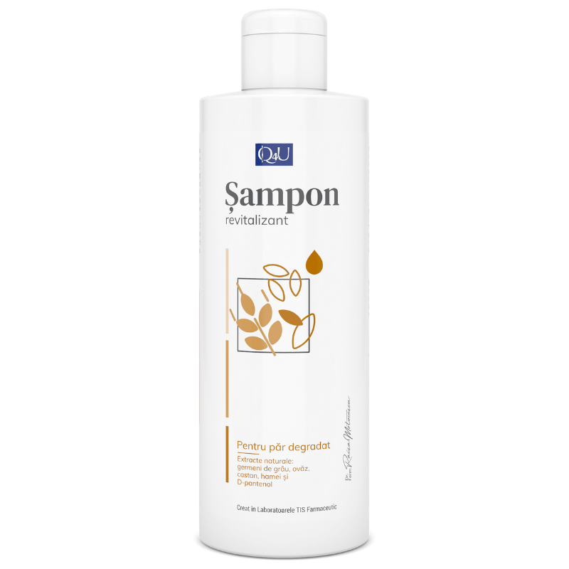 Sampon revitalizant Q4U, 250 ml, Tis Farmaceutic