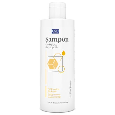 Sampon cu extract de Propolis Q4U, 250 ml, Tis Farmaceutic