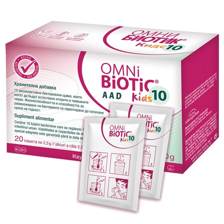 Omni Biotic 10 Kids, 20 plicuri, Vedra 721938