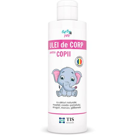 Ulei de corp pentru copii Baby 4 You, 250 ml, Tis Farmaceutic