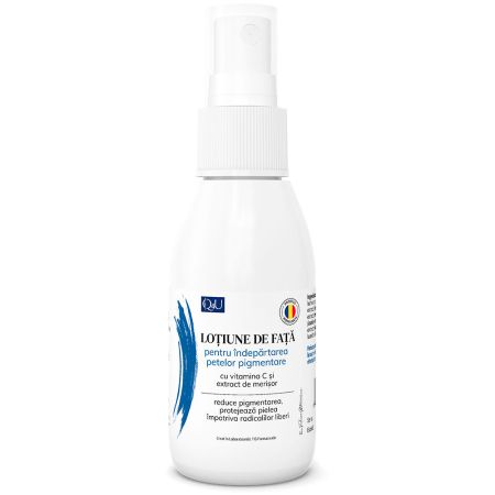 Lotiune de fata contra petelor Q4U, 50 ml, Tis Farmaceutic