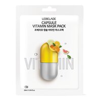 Masca pentru fata cu vitamine Capsule Vitamin Tree Fruit, 28 ml, Lebelage