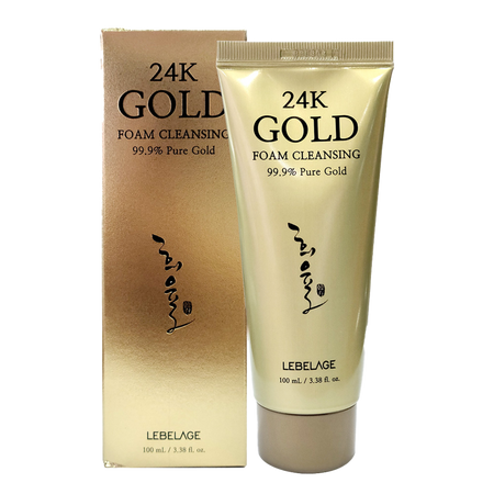 Spuma de curatare pentru fata 24K Gold, 100 ml, Lebelage