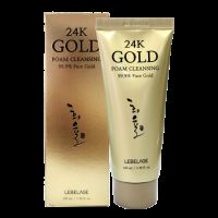 Spuma de curatare pentru fata 24K Gold, 100 ml, Lebelage