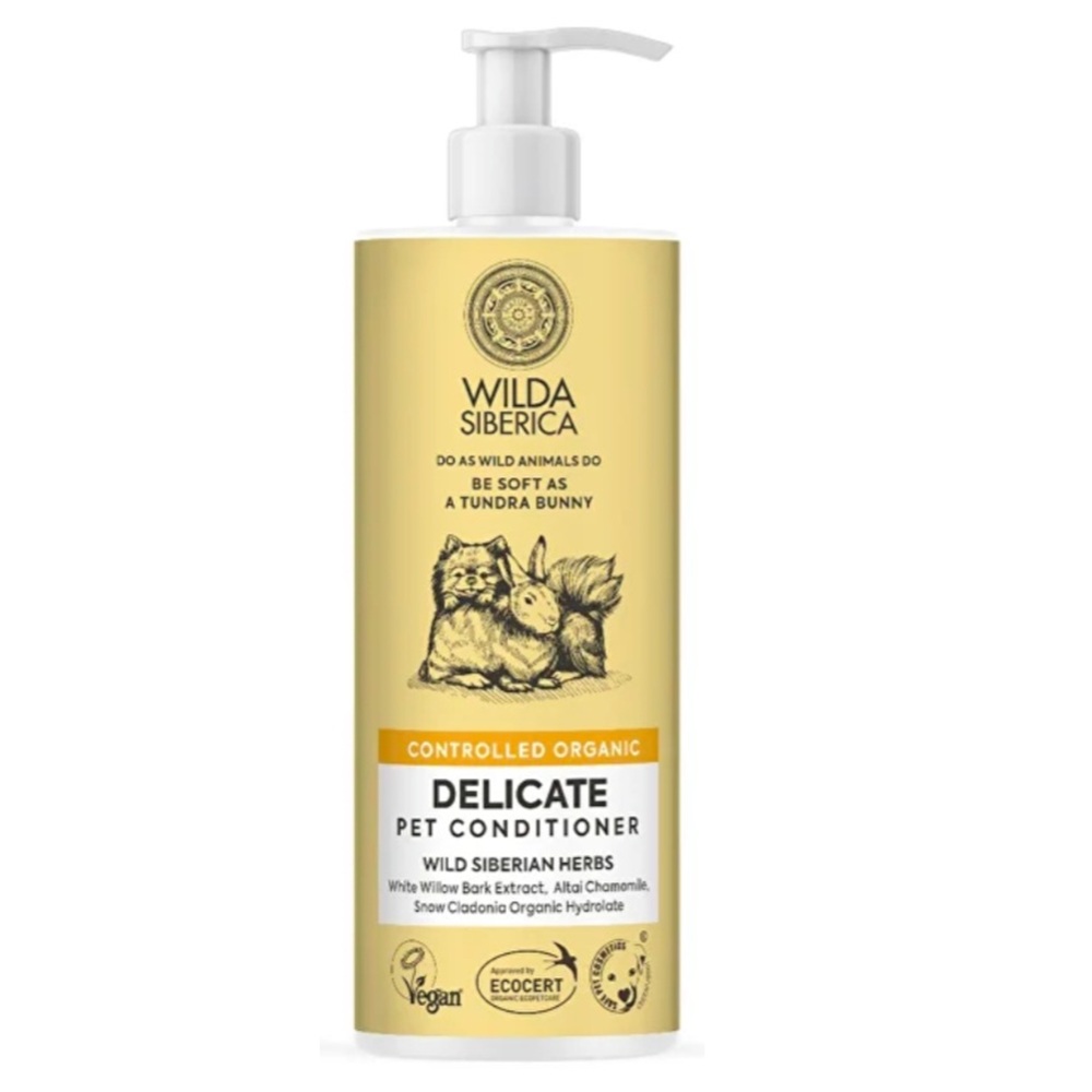Balsam pentru animale cu piele sensibila Delicate, 400 ml, Wilda Siberica