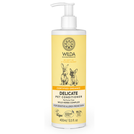 Balsam pentru animale cu piele sensibila Delicate, 400 ml, Wilda Siberica
