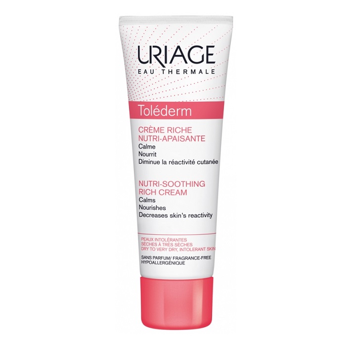 Crema pentru piele sensibila Tolederm Riche, 50 ml, Uriage