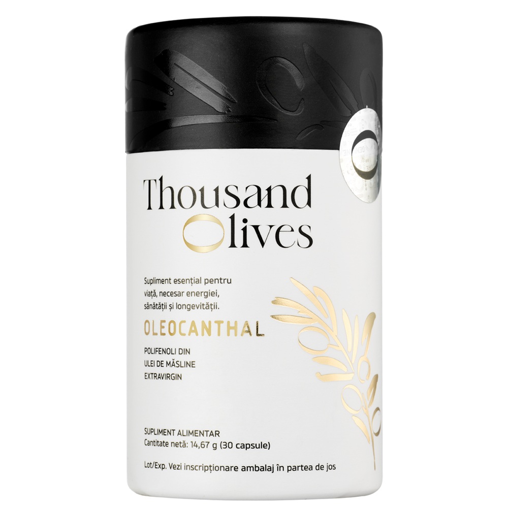 Oleocanthal, 30 capsule, Thousand Olives