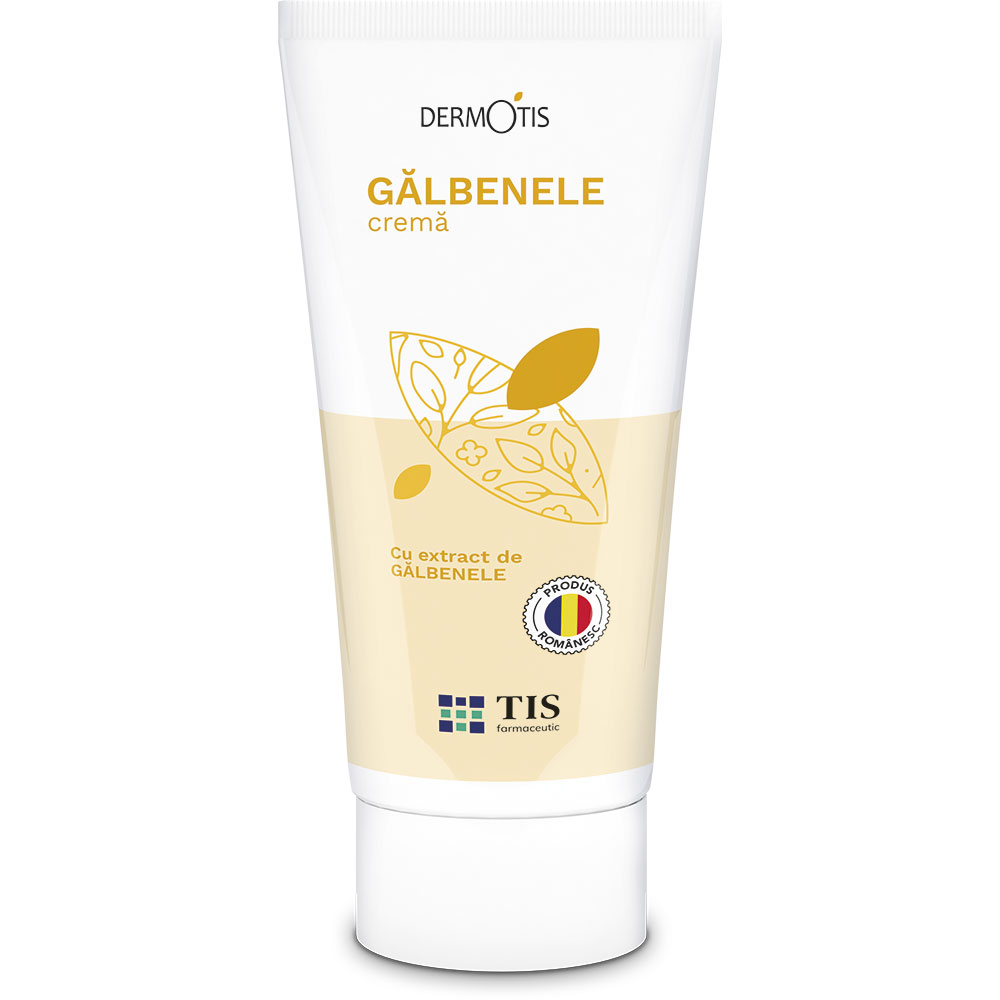 Crema cu galbenele Dermotis, 50 ml, Tis Farmaceutic