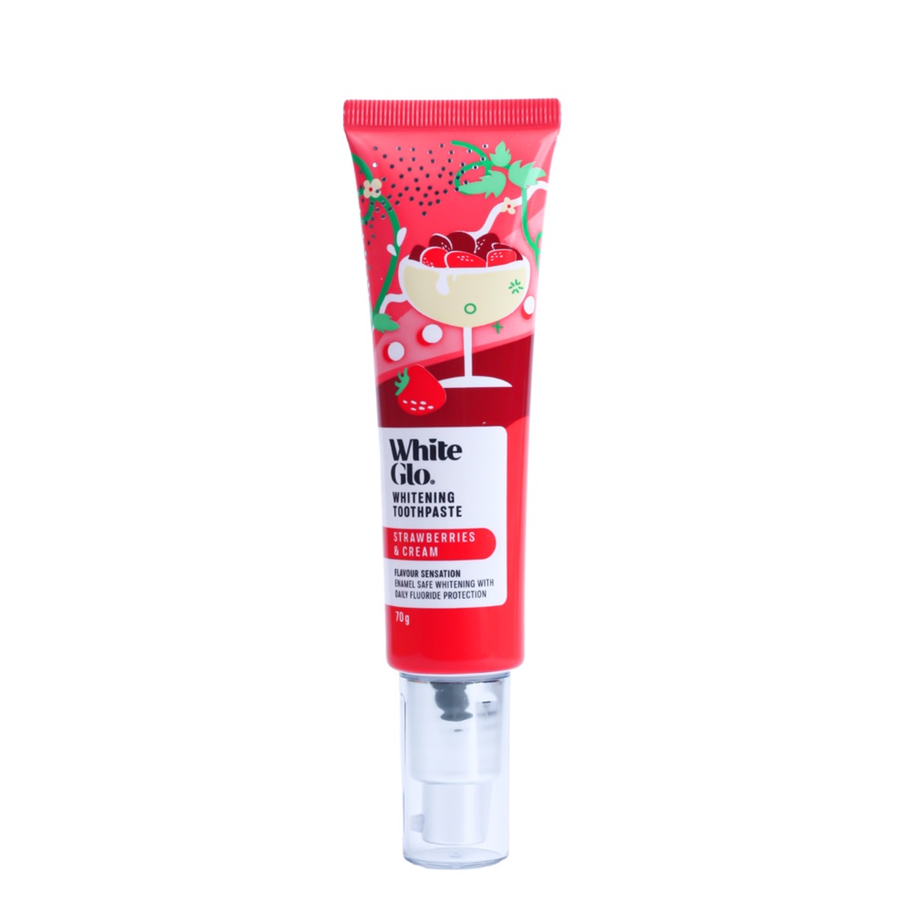 Pasta de dinti Strawberry and Cream, 70 g, White Glo