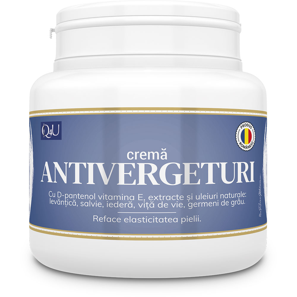 Crema antivergeturi Q4U, 500 ml, Tis Farmaceutic