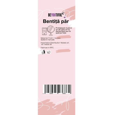 Bentita de par pentru machiaj, 1 bucata, Beyoutiful 649214