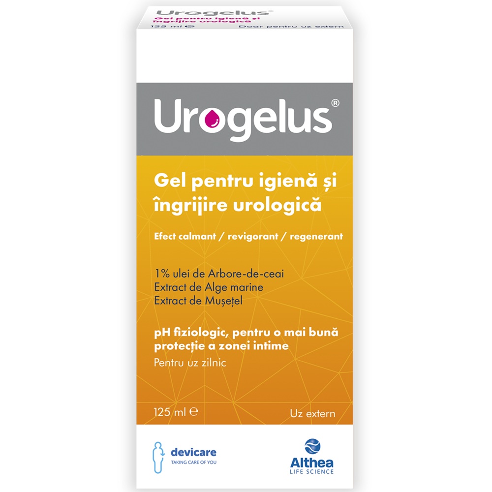 Gel pentru igiena intima Urogelus, 125 ml, Althea Life Science