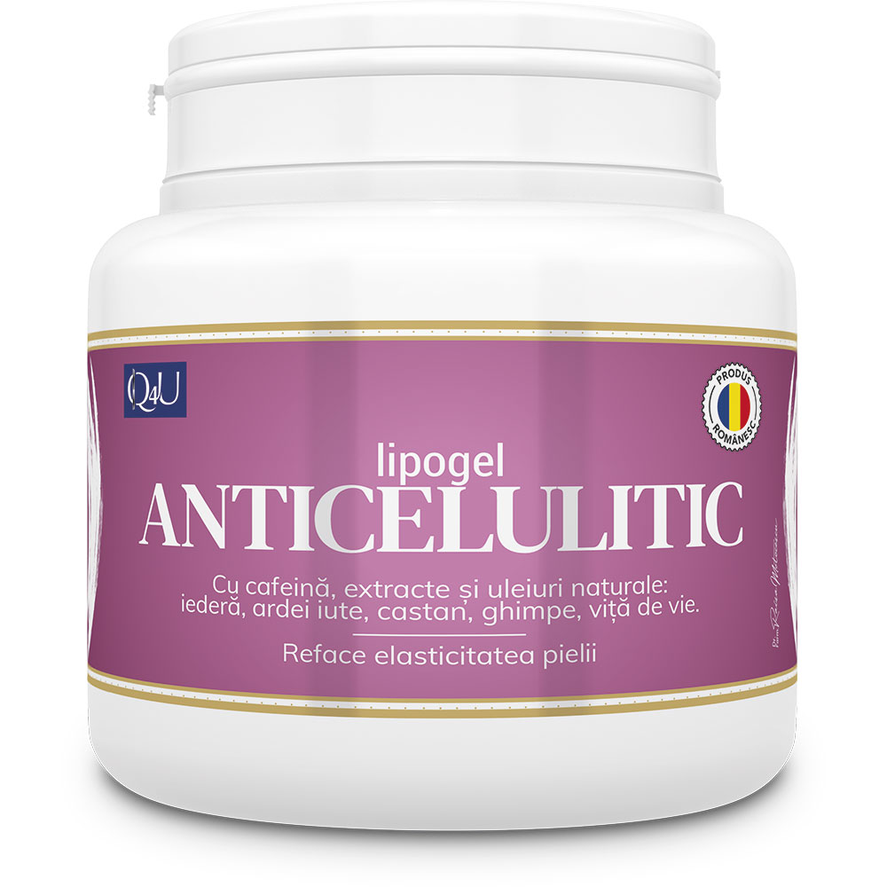 Lipogel anticelulitic Q4U, 500 ml, Tis Farmaceutic
