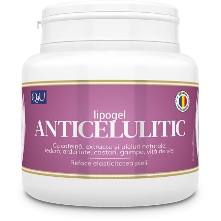 Lipogel anticelulitic Q4U, 500 ml, Tis Farmaceutic