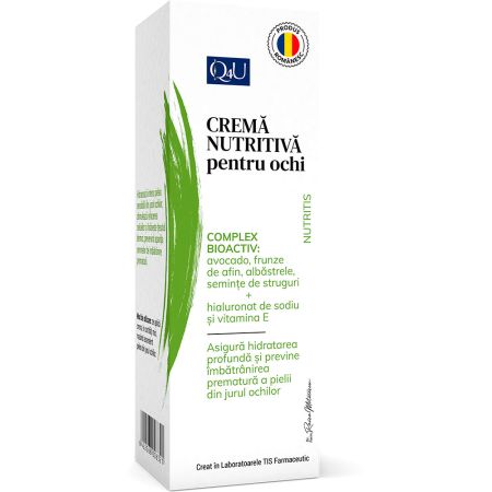 Crema nutritiva pentru ochi Nutritis Q4U, 20 ml, Tis Farmaceutic