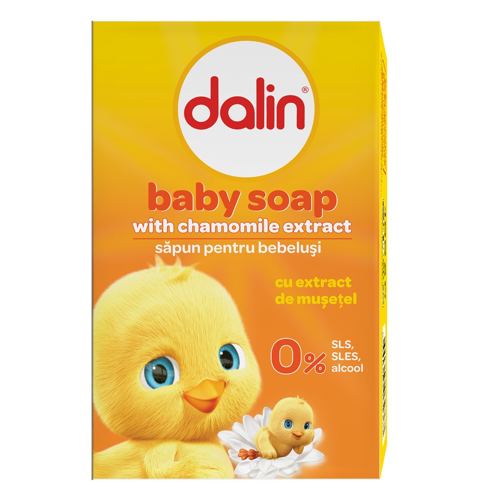 Sapun solid pentru corp cu musetel, 100 g, Dalin