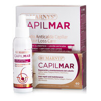 Pachet tratament complet impotriva caderii parului Capilmar, 60 capsule + Lotiune, 100 ml, Marnys