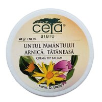 Crema tip balsam cu Untul Pamantului, Tataneasa si Arnica, 40 g, Ceta Sibiu