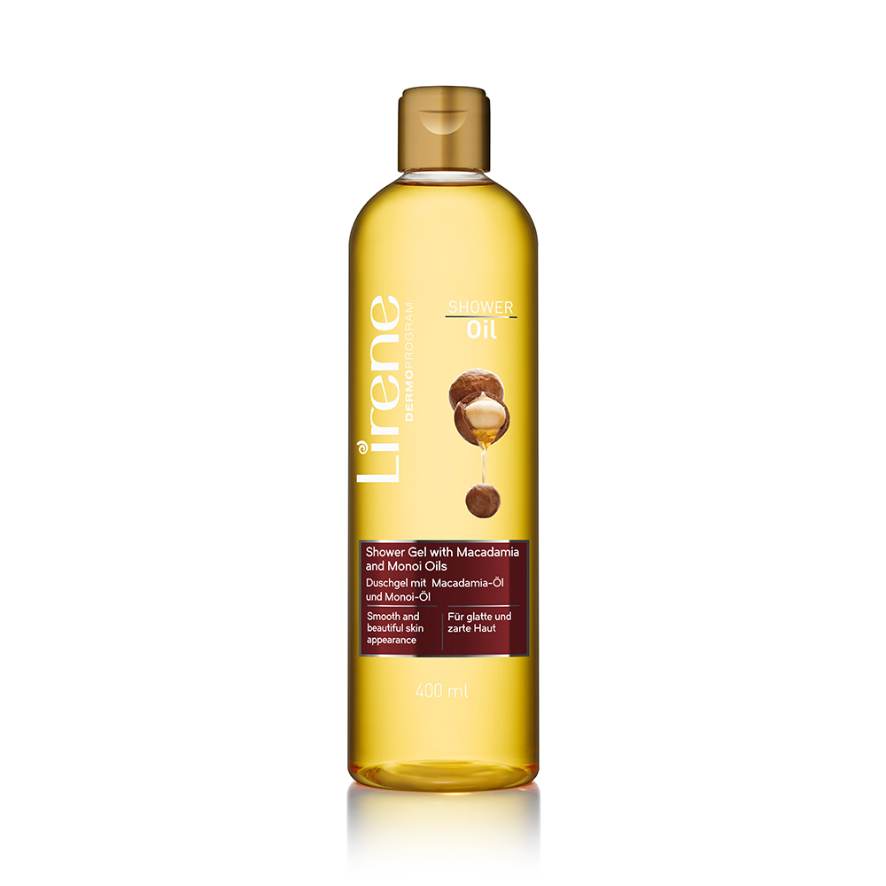Ulei de dus cu macadamia si monoi, 400 ml, Lirene