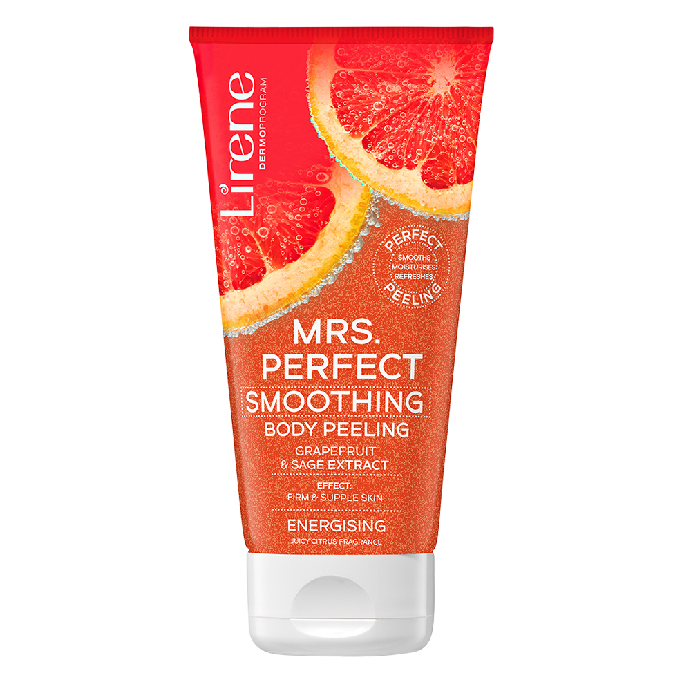 Exfoliant de corp energizant cu grapefruit Mrs. Perfect, 175 g, Lirene