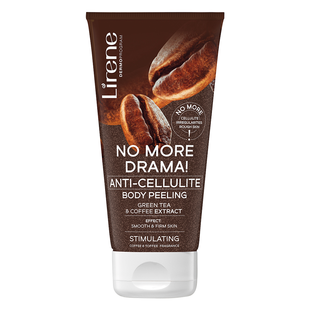 Exfoliant de corp anticelulitic cu extract de cafea No more drama, 175 ml, Lirene
