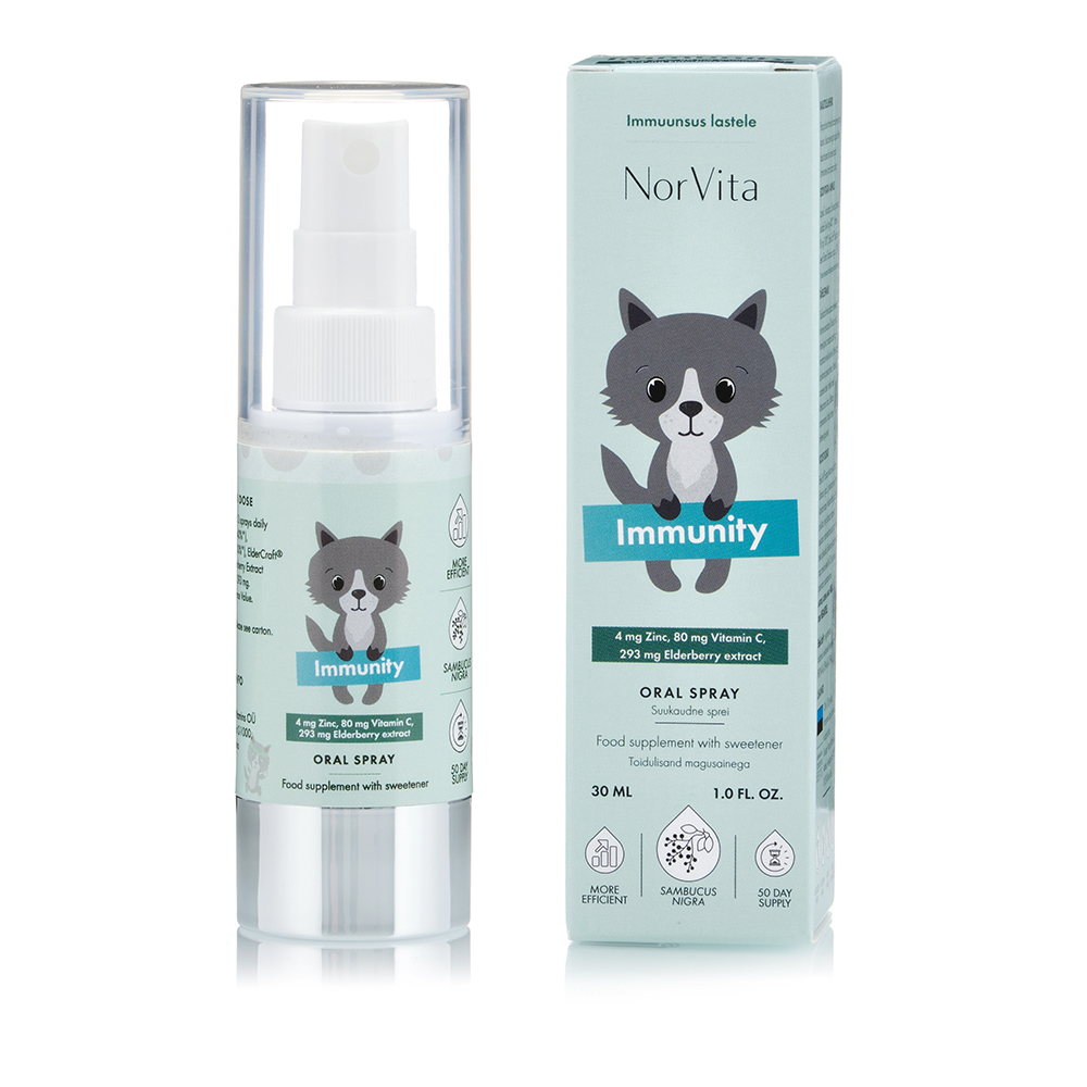 Spray de imunitate pentru copii, 30 ml, Norvita