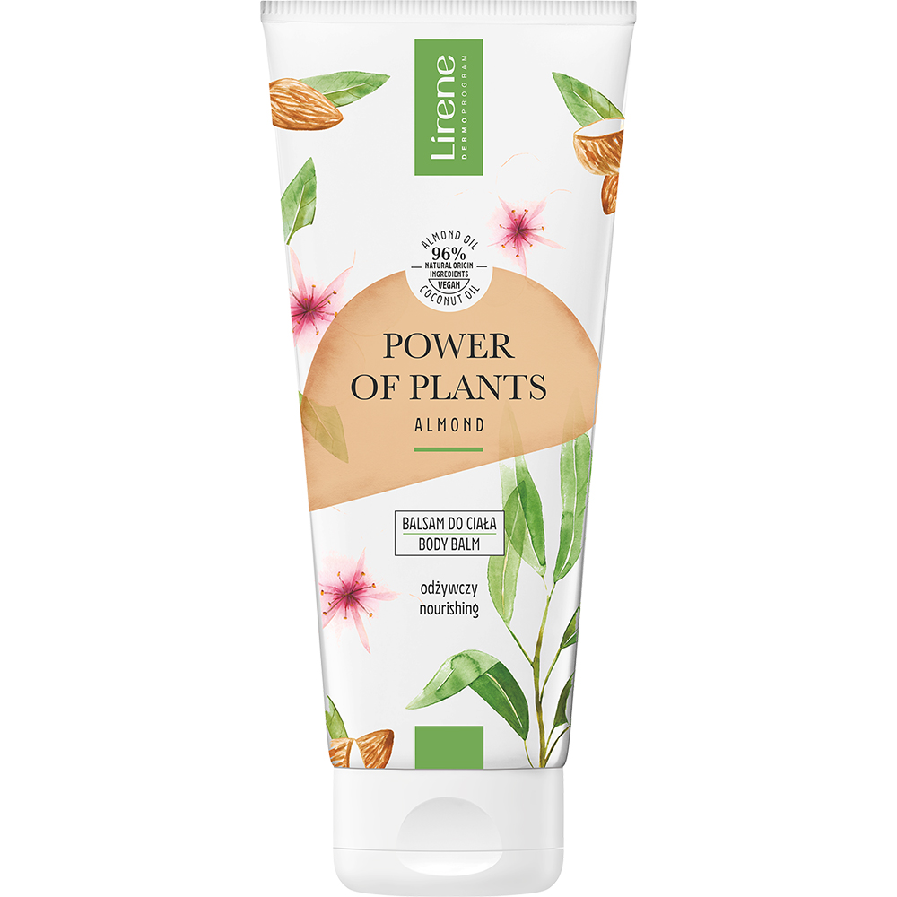 Balsam corporal hranitor cu extract de migdale Power of plants, 200 ml, Lirene