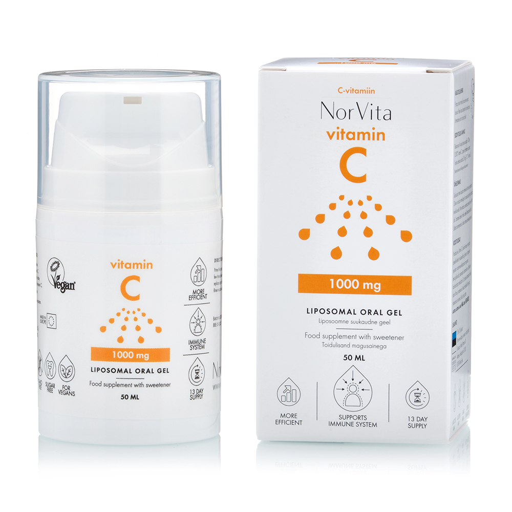 Vitamina C lipozomala gel, 1000 mg, 50 ml, Norvita